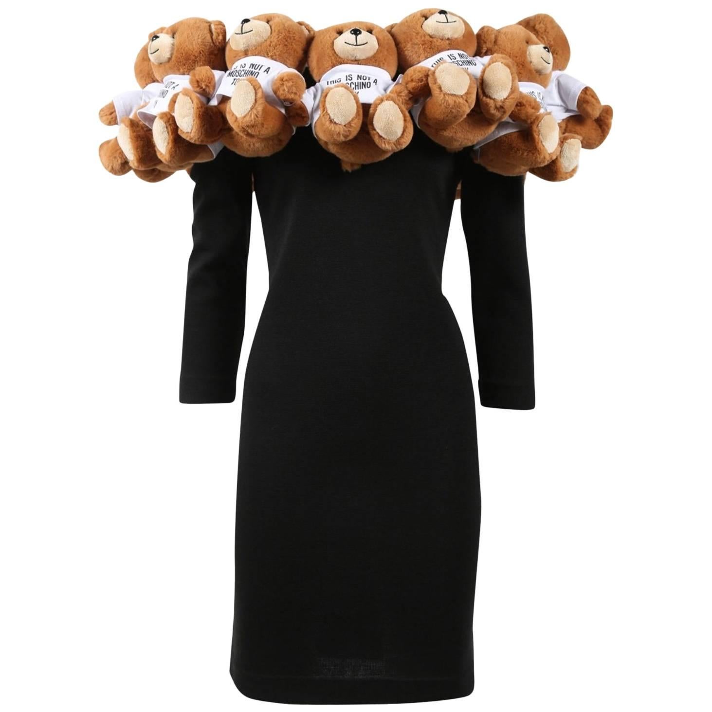 Moschino Couture Teddy Bear Dress For Sale at 1stDibs | moschino