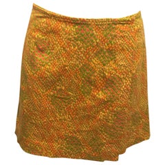 Vintage Cache “Snakeskin” Skort, 1990s 