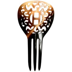 Hermes Horn Hair Clip / Comb 