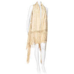 Embroidered Fringe Piano Shawl Vest Dress with Hood