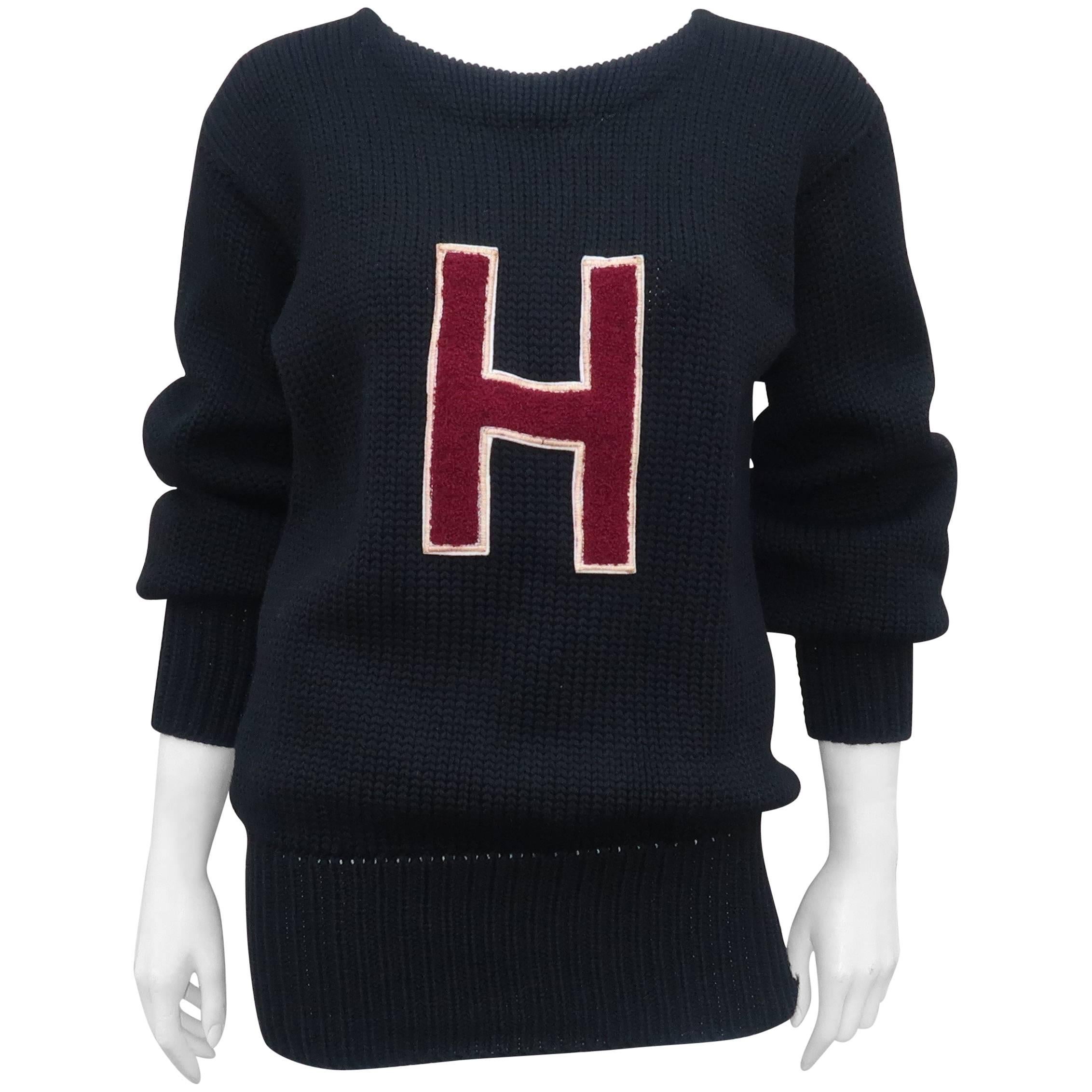 1960's Harvard Letterman 'Boyfriend' Varsity Sweater