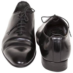 DIOR Shoes in Black Matte Patent Leather Size 44EU