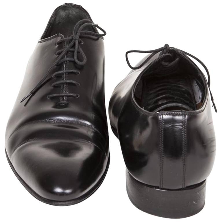 DIOR Shoes in Black Matte Patent Leather Size 44EU at 1stDibs