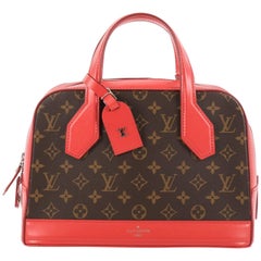 Louis Vuitton Dora Handbag Monogram Canvas and Calf Leather PM
