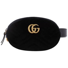 Gucci GG Marmont Belt Bag Matelasse Velvet 