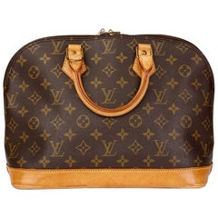 Louis Vuitton Pre-owned Vintage Monogram Alma Pm Brown Canvas in