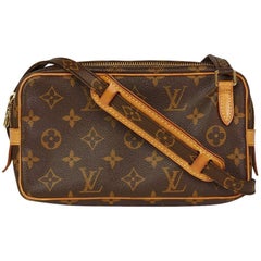 2002 Louis Vuitton Brown Monogram Coated Canvas Marly Bandouliere