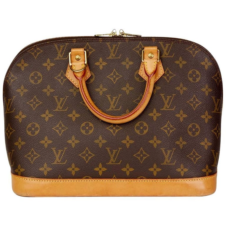 Louis Vuitton Alma Handbag Limited Edition Time Trunk Canvas PM at 1stDibs