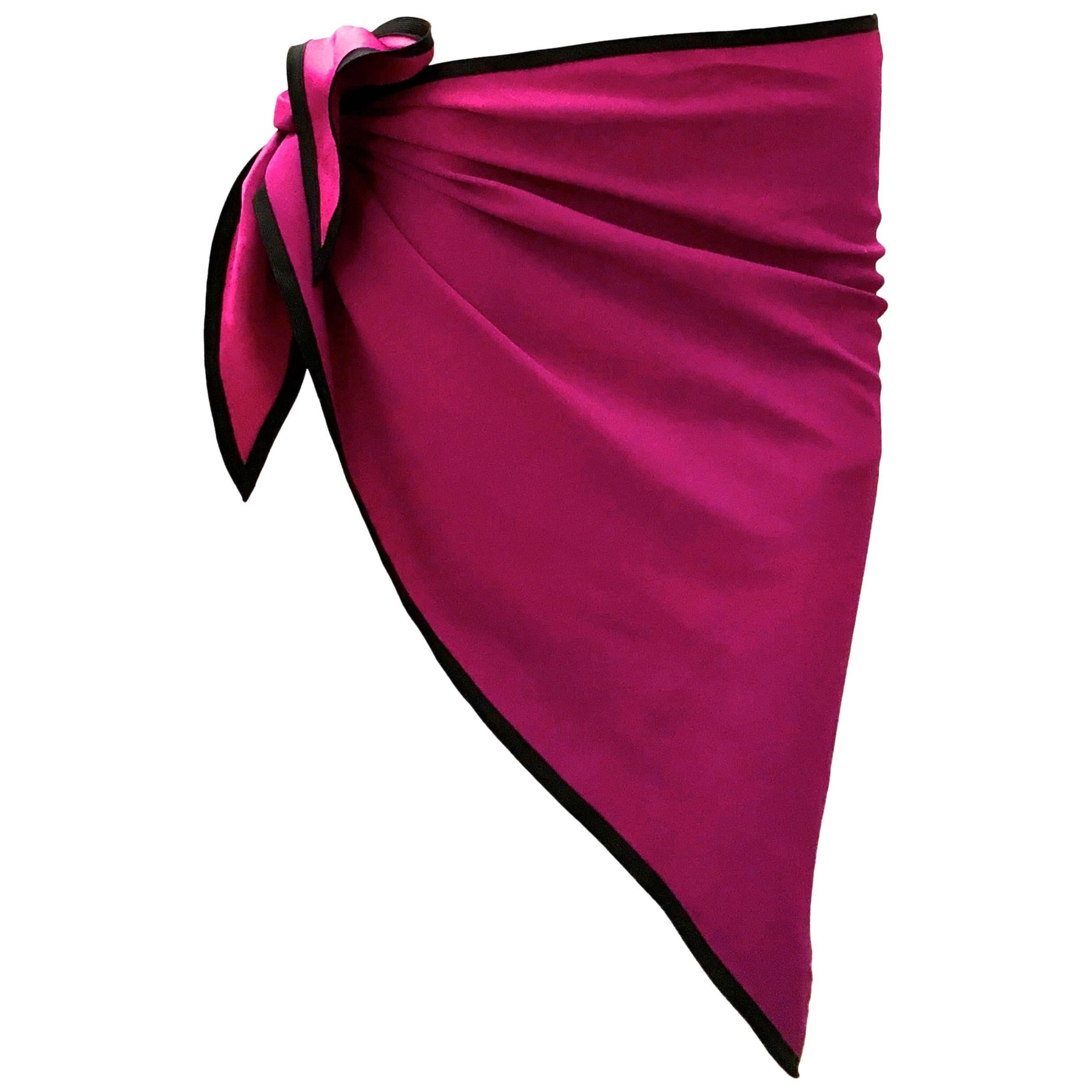 Yves Saint Laurent / YSL silk scarf / shawl vintage For Sale