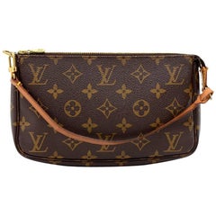 Louis Vuitton Pochette Accessories Monogram Canvas  Pochette Bag