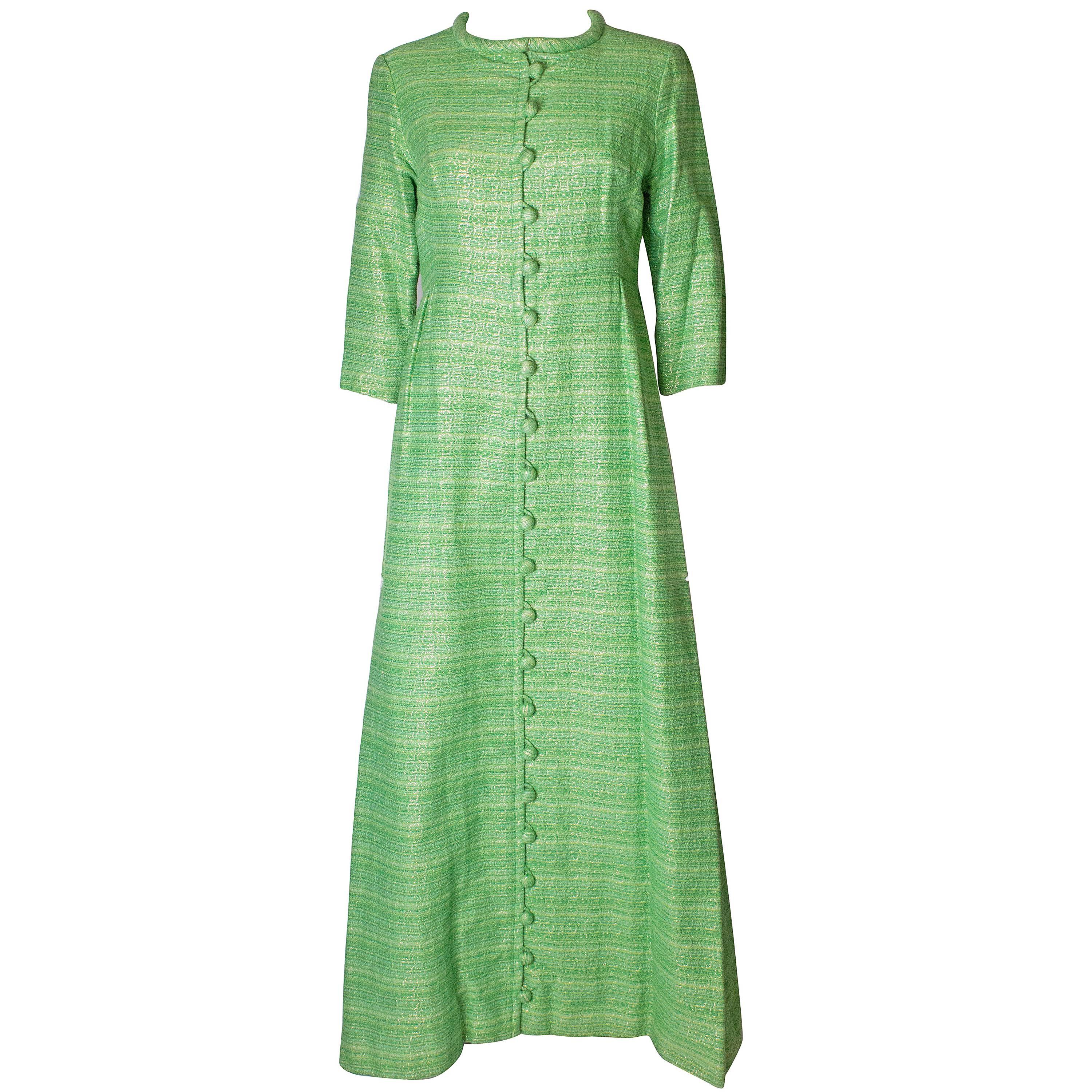 Vintage Pierre Celeyre Long Coat Dress