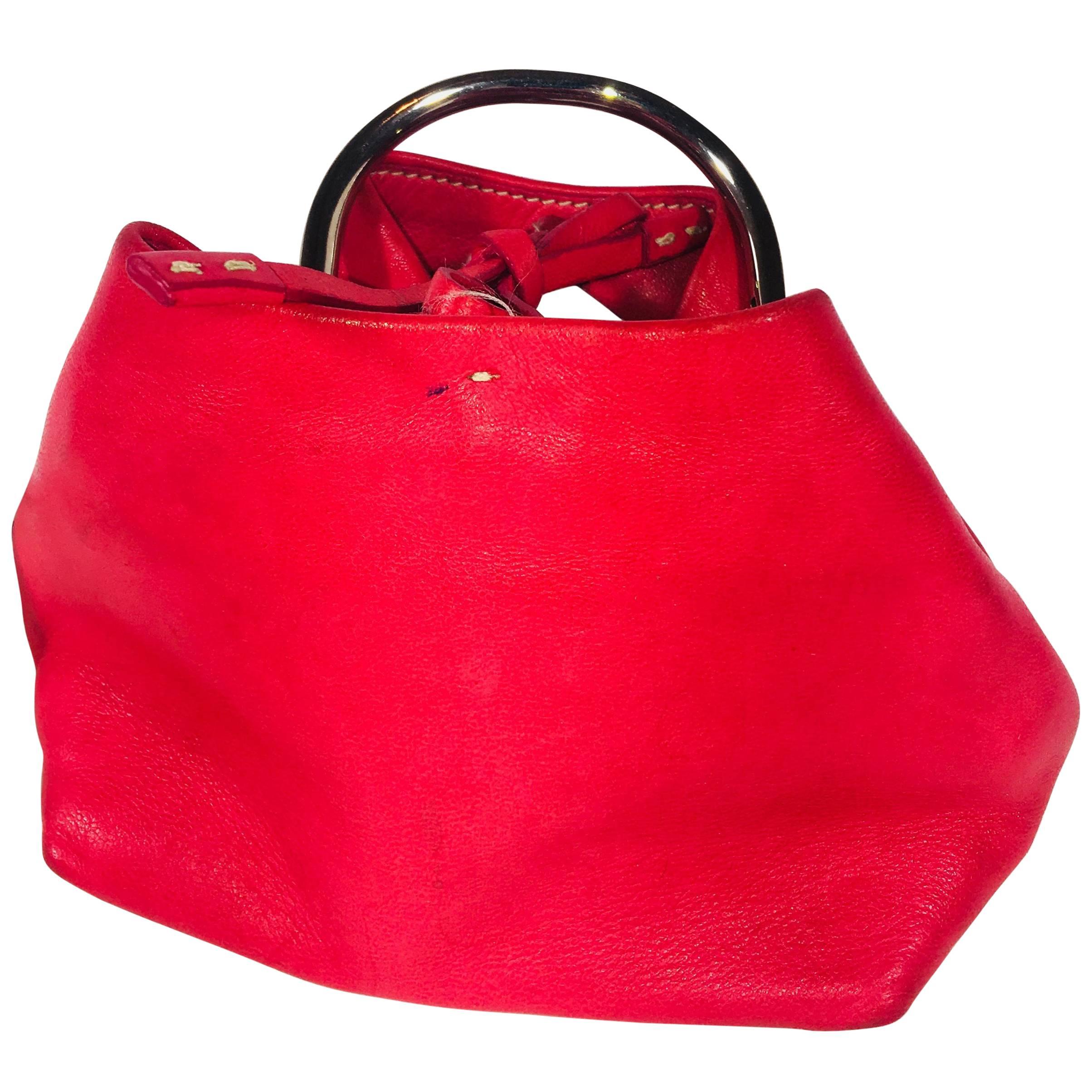 Prada Small Nappa Ring Mini Handle Bag