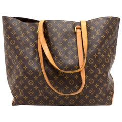 Vintage Louis Vuitton Cabas Alto XL Monogram Canvas Shoulder Tote Bag