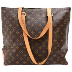 Louis Vuitton Cabas Mezzo Monogram Canvas Shoulder Tote Bag