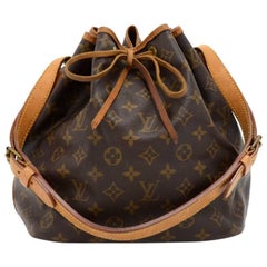 Vintage Louis Vuitton Petit Noe Monogram Canvas Shoulder Bag