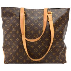 Louis Vuitton Cabas Mezzo Monogram Canvas Shoulder Tote Bag