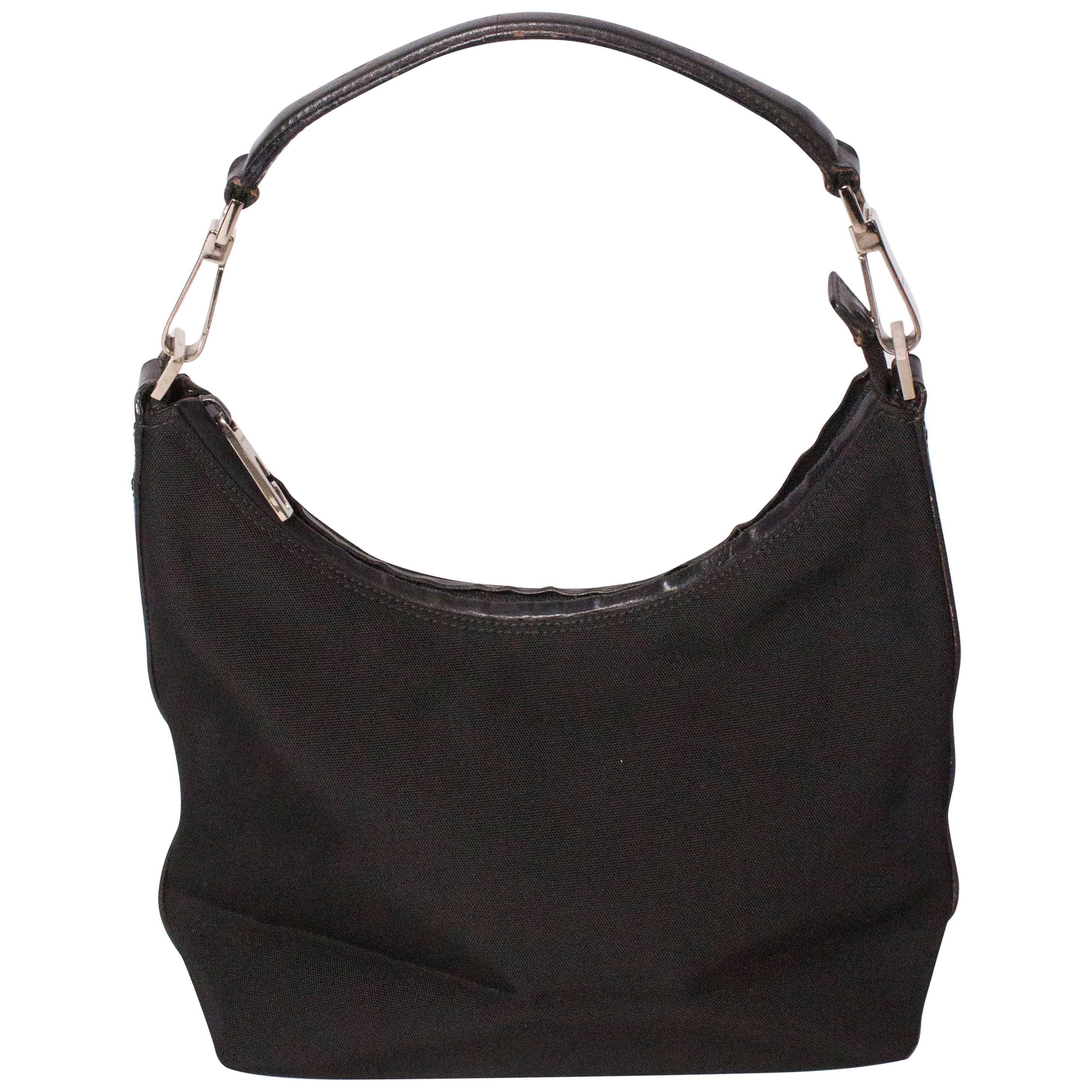 Black Gucci Shoulder Bag For Sale at 1stDibs