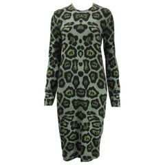 Givenchy Leopard Print Stretch Jersey Dress
