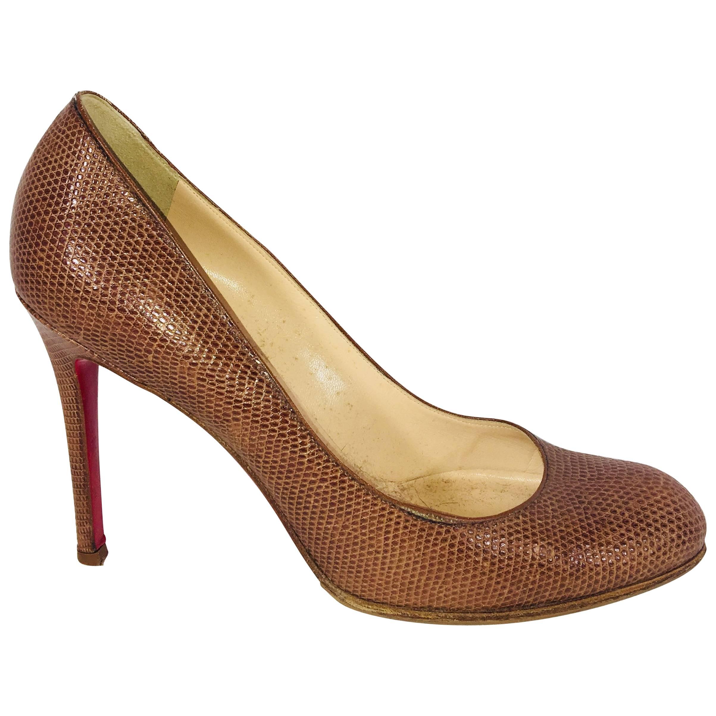 Christian Louboutin Embossed Pumps