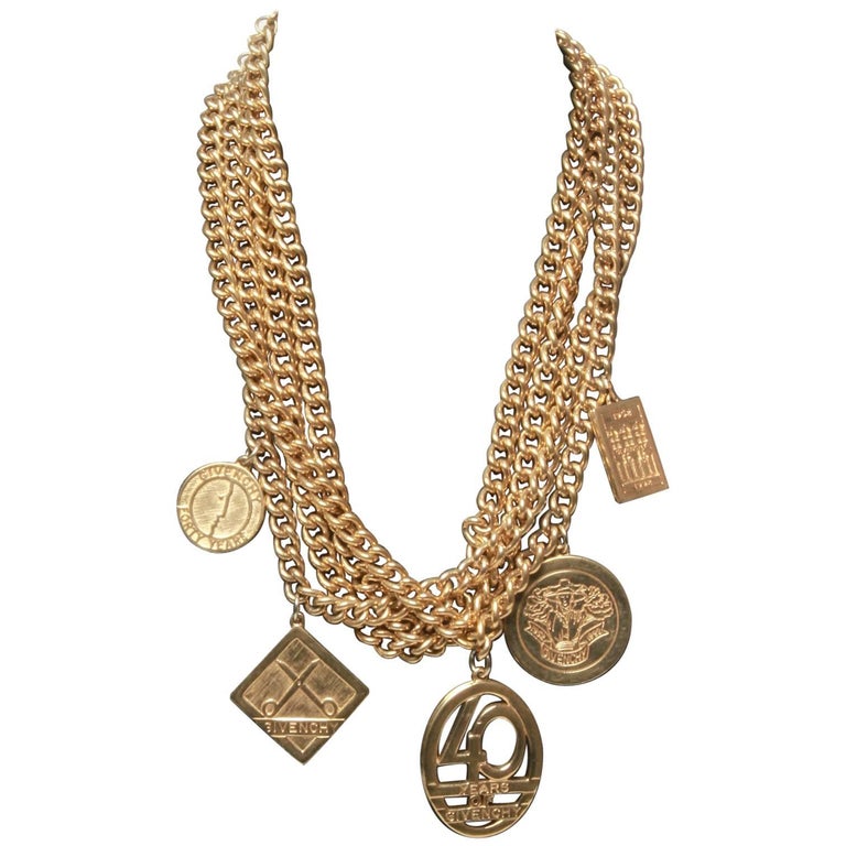 Givenchy 1992 40th Anniversary Multi-Strand Necklace at 1stDibs | 40th ...
