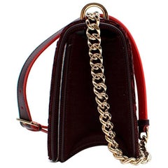 Dior Diorama Red Velvet Handbag