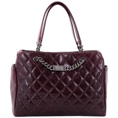 Chanel ID Chain Tote Quilted Glazed Calfskin Medium