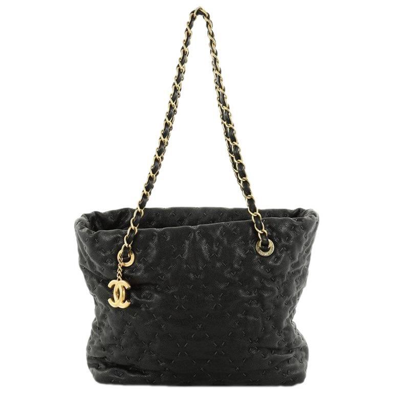 Chanel Ultimate Stitch Shopping Tote Caviar Medium