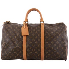Louis Vuitton Keepall Bag Monogram Canvas 50 Louis Vuitton Keepall Bag Monogram Canvas 50