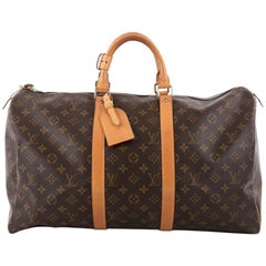 Louis Vuitton Keepall Bag Monogram Canvas 50