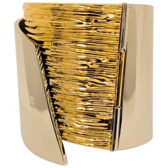 New Louis Vuitton My Epi Two Tone Cuff Bracelet Rare