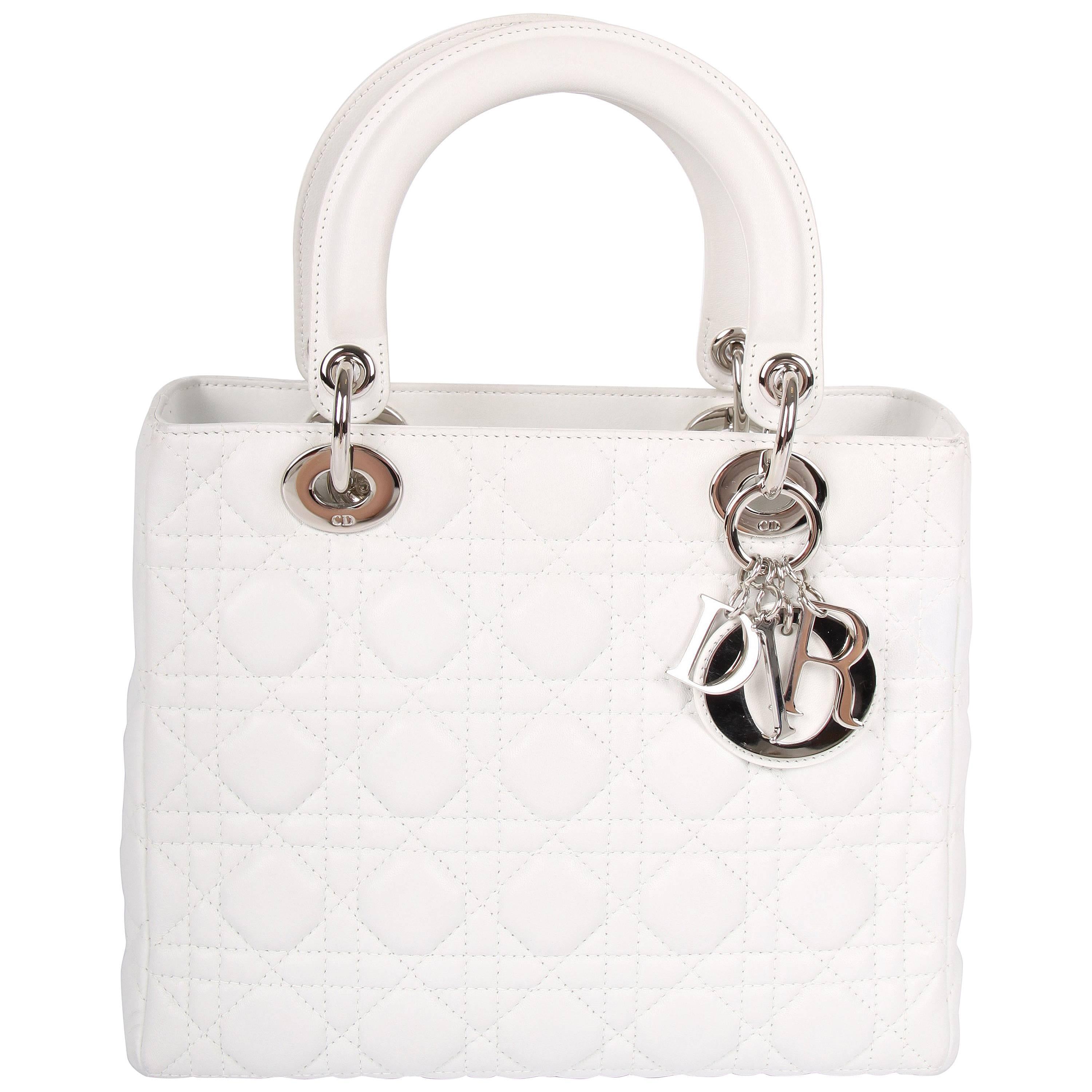 My Lady Dior Bag 24 - white