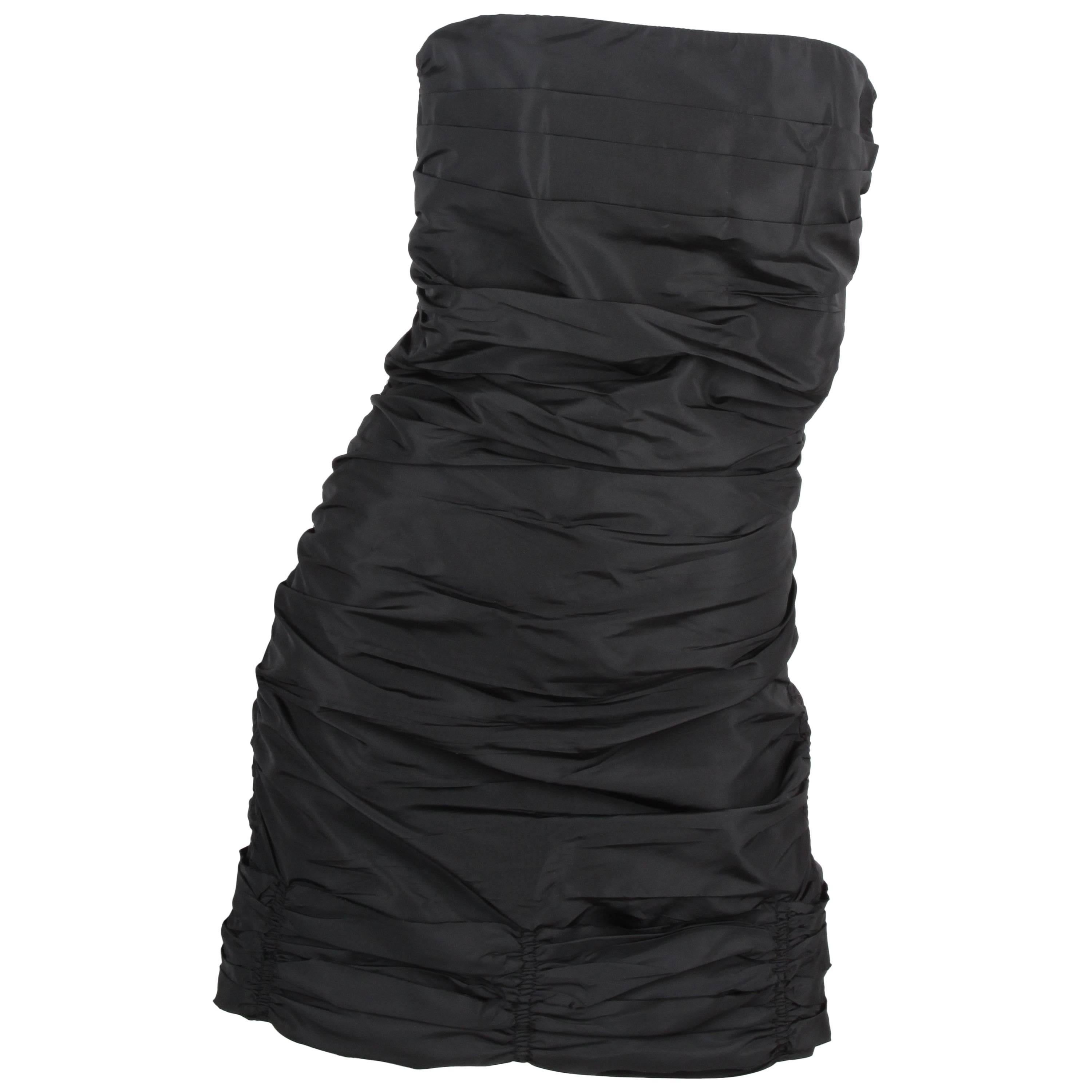   MIU MIU Strapless Dress - black   MIU MIU Strapless Dress - black MIU MIU Stra For Sale
