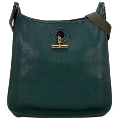 Hermès - Sac à bandoulière Vespa PM en cuir vert