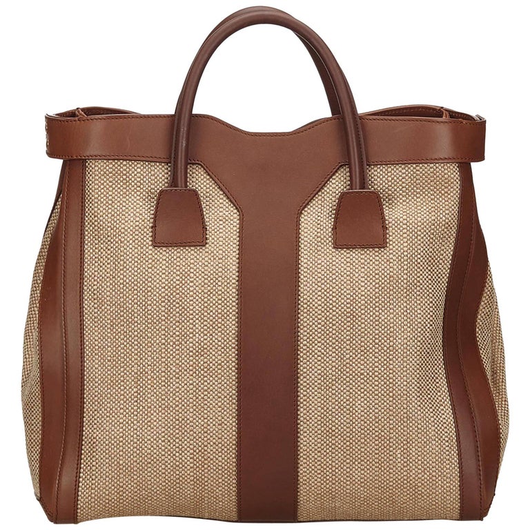 ysl rattan tote