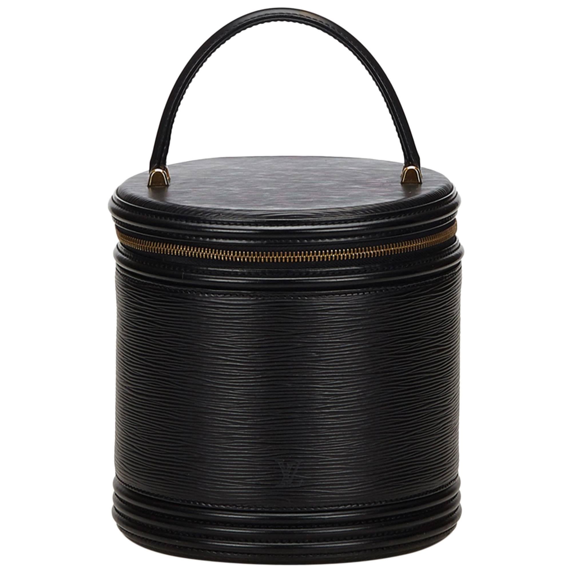Sold at Auction: A Louis Vuitton Black Epi Leather Tablet Case