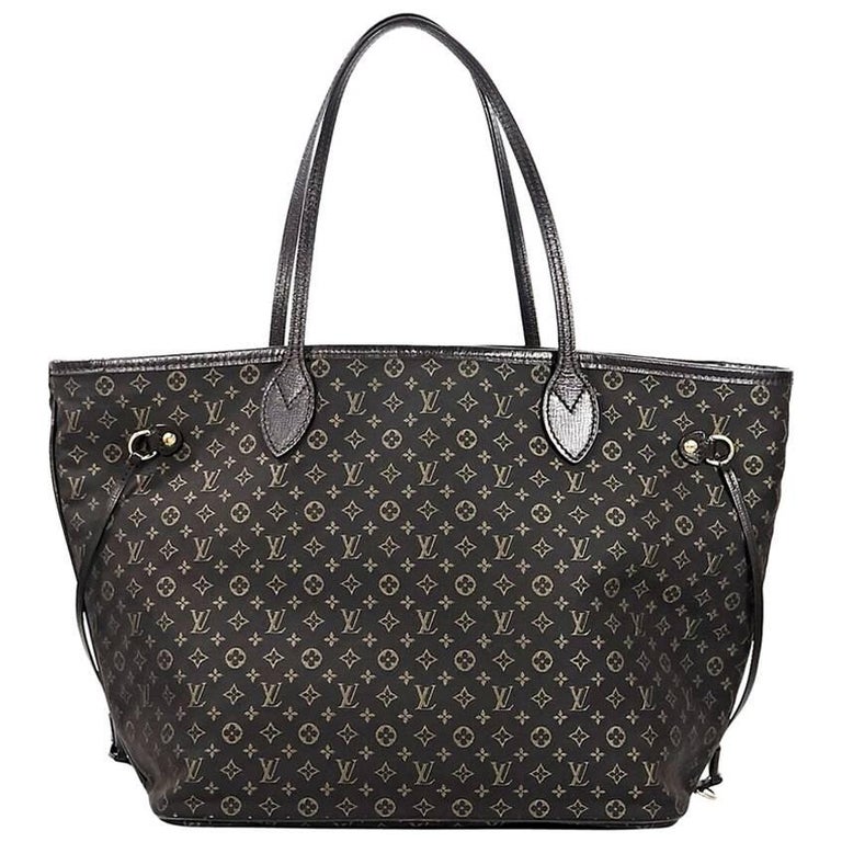Louis Vuitton Black and Gold Logo Canvas Tote Bag at 1stdibs