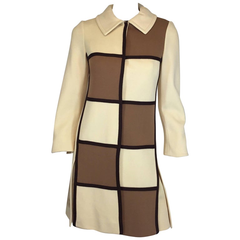 Lilli Ann Knitwear Vintage Grid Coat and Dress Set at 1stDibs vintage dress and coat set