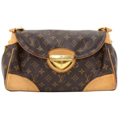 Louis Vuitton Beverly MM Monogram Canvas Shoulder Hand Bag