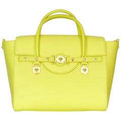 Versace Signature yellow large leather bag, 2015