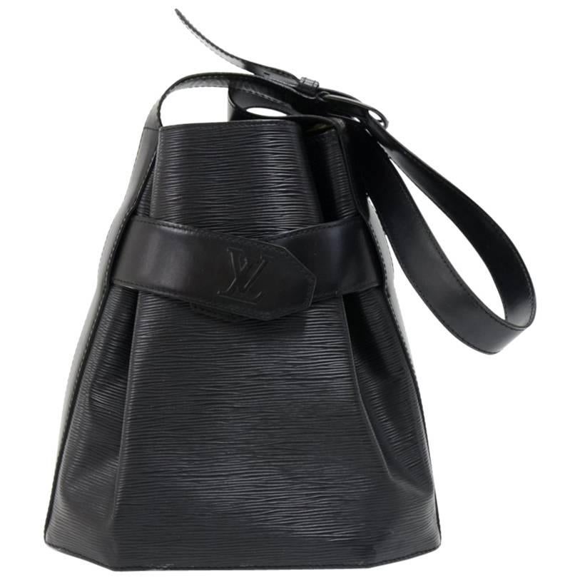 Louis Vuitton Vintage Sac Depaule PM Black Epi Leather Shoulder Bag
