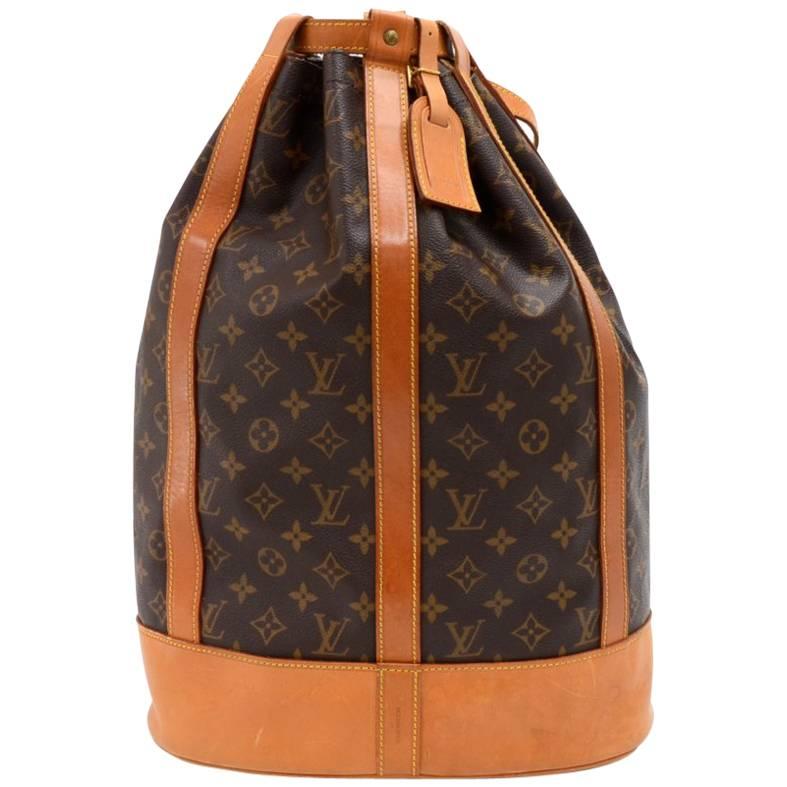 Louis Vuitton Vintage Randonnee GM Monogram Canvas Shoulder Bag