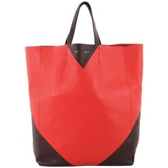 Celine Vertical Bi-Cabas Tote Leather Large