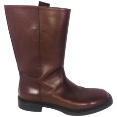 Used Men's Prada Leather Boots