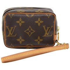 Louis Vuitton Trousse Wapity Monogram Canvas Wristlet Bag