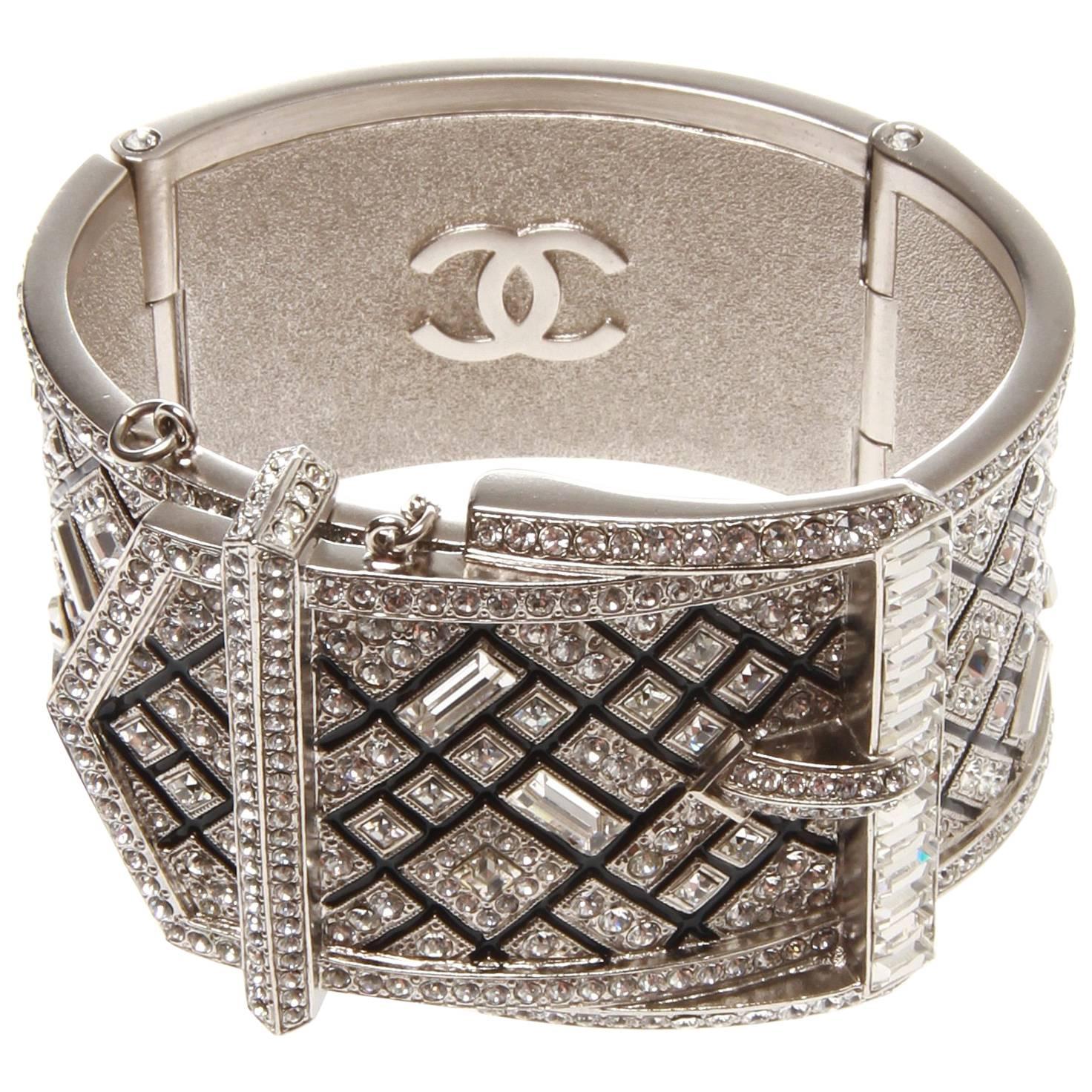 Chanel Runway Diamante Crystal Strassed Belt Cuff