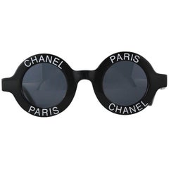 Retro Chanel Sunglasses Style 01945 in Black from Spring Summer 1993