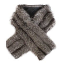 Silver Fox Used Fur Stole