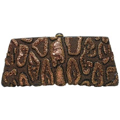 Fantastic & Collectible Era Tom Ford for YSL Beaded and Sequins Clutch