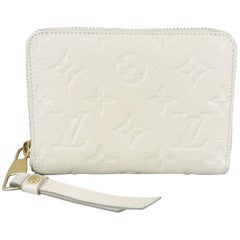 Louis Vuitton Monogram Empreinte Secret Compact Wallet - Milk White / Lait