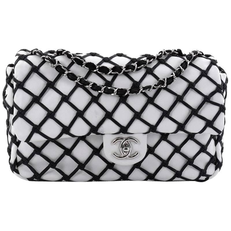 Chanel Canebiers Flap Bag Calfskin Jumbo